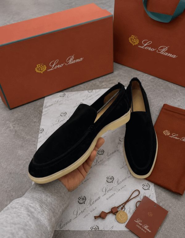 Loro Piana Open Walk Loafers - First Copy
