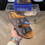 Birkenstock Arizona Grey Suede - First Copy
