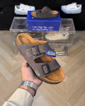 Birkenstock Arizona Grey Suede - First Copy