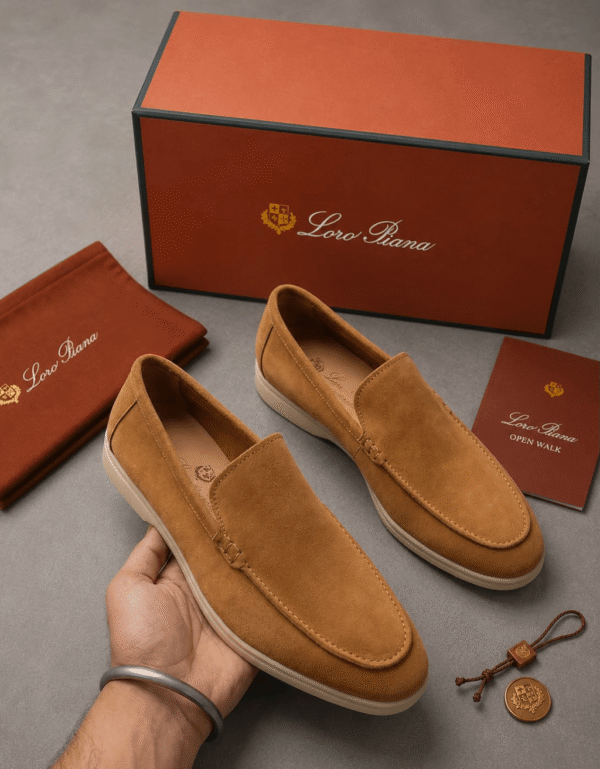 Loro Piana Open Walk Loafers - First Copy
