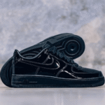 Nike Air Force 1 Low Black Patent Shoes - First Copy