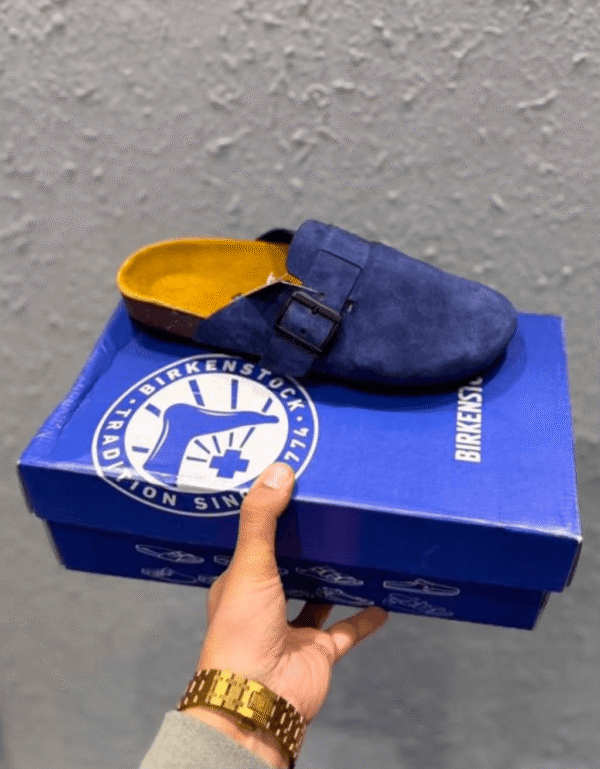 Birkenstock Boston Soft Footbed Suede Leather - First Copy