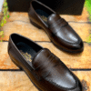 Coach Men's Leather Penny Loafers - First Copy