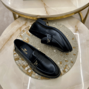 Armani Black Loafers