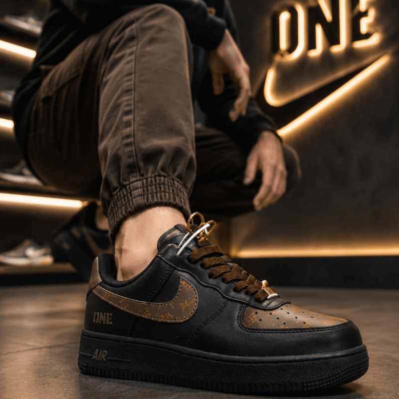 Nike Airforce 1 Low LV Custom Black