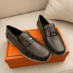 Hermes H Buckle Loafer Shoes - First Copy