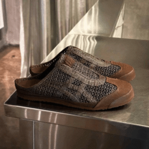 Onitsuka Tiger Mexico 66 Sabot Half Cut Dark Brown