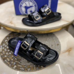 Birkenstock St Barths Natural Leather Slide Sandals