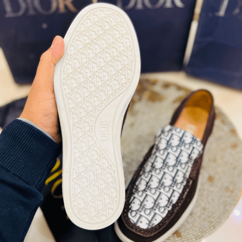 Premium Suede Dior Loafer Shoes