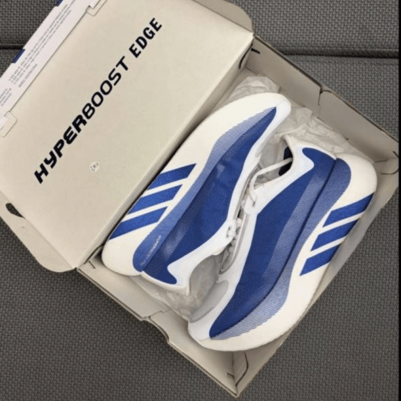 Adidas Hyperboost Edge White EQT Blue