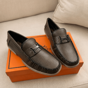 Hermes H Buckle Loafer Shoes