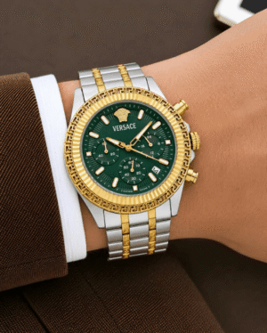 Men Versace Fornax Chronograph Watch - First Copy